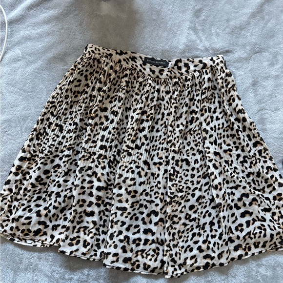 Banana Republic Animal Print Skater Skirt - Picture 1 of 4